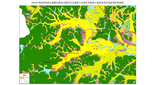 省投資資陽區(qū)新橋河鎮(zhèn)龍光橋村歷史遺留與自然災(zāi)害損毀土地復(fù)墾項(xiàng)目國際利用等別圖